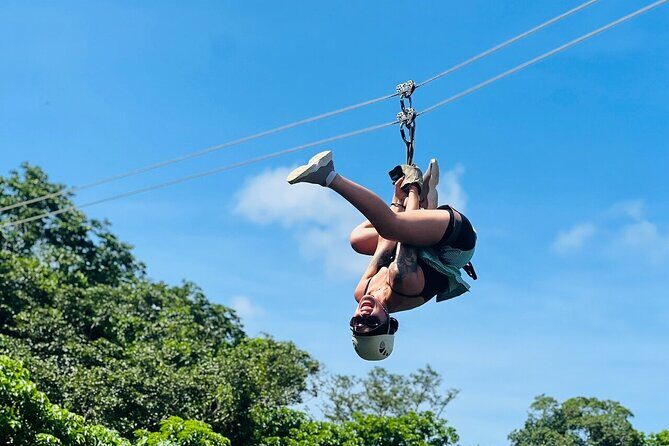 16 Lines Zipline, Cave, Hiking & Biausevu Waterfall Combo Tour - Biausevu Waterfall: Kava, Jungle Hike, and Spring Water Moments