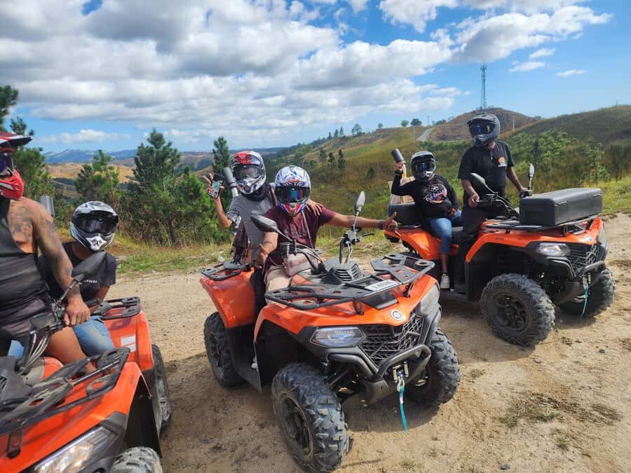 ATV Quad Bike Adventure Tour (Free Lunch) - ATV Quad Bikes and Safety Gear: Fun With a Guardrail
