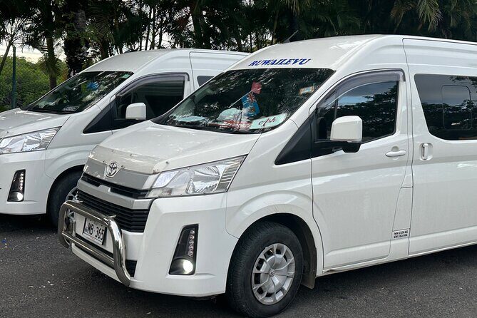 CFC Approved Shared Shuttles - Nadi Airport to Wailoaloa Hotels - Air-conditioned comfort: more than a luxury detail