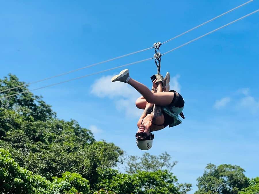 Largest Zipline & Cave Exploration from sigatoka coral coast - Ecosystems on the mountain: from vesi to rain trees