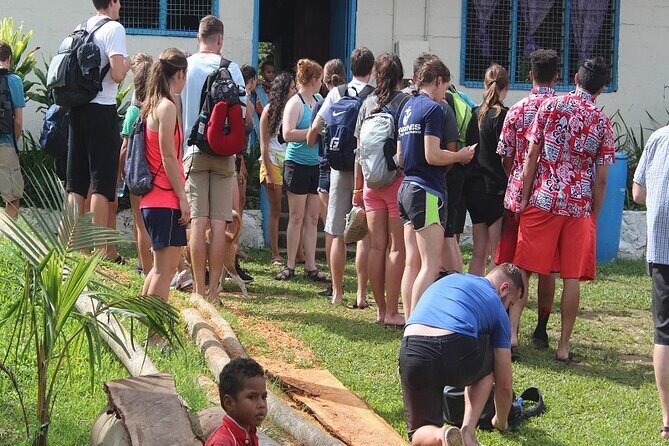 Waterfall and Fijian Village Tour with Light Lunch ex Nadi Area Hotels - The pre-school visit: a small stop with real impact